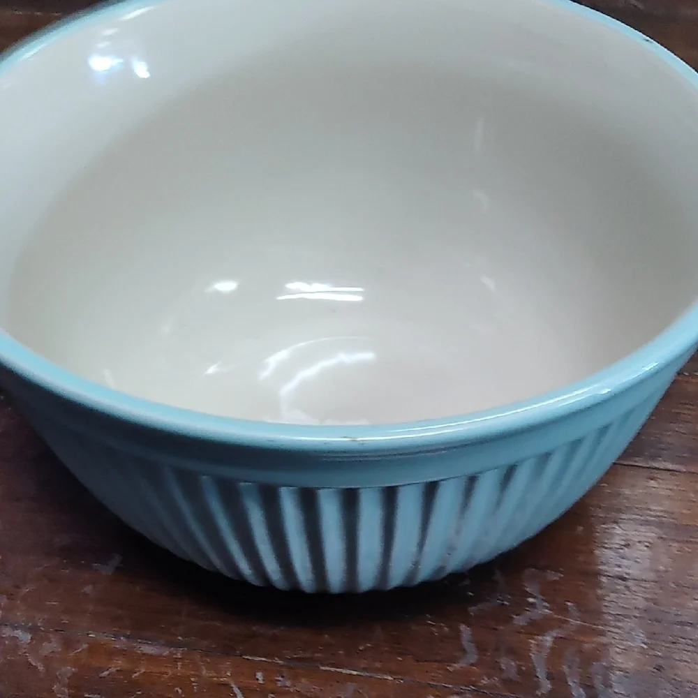 Williams Sonoma Ribbed Ceramic Bowl